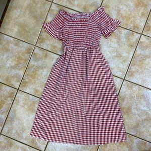 Woman’s Gingham Dress